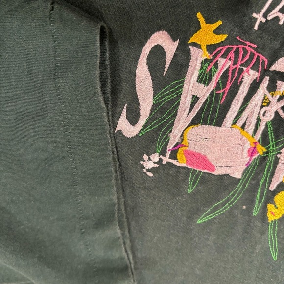 VTG Y2K Bahamas‎ Embroidered Tee tropical Graphic Sz L grunge  single stitch - Picture 9 of 9